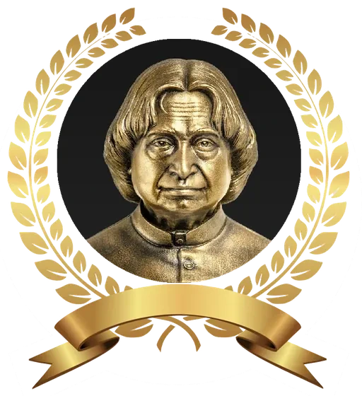 Dr. A.P.J. Abdul Kalam Inspiration Awards 2026 emblem — bust of Dr. Kalam in a gold laurel